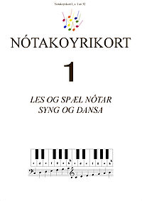 Nótakoyrikort 1