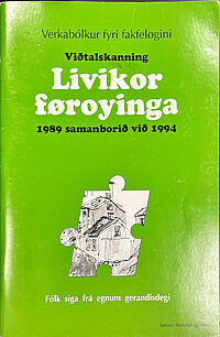 Livikor foeroyinga 1989 samanborid vid 1994 Livikor føroyinga