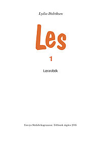 Les 1 - Teldutøk lærarabók